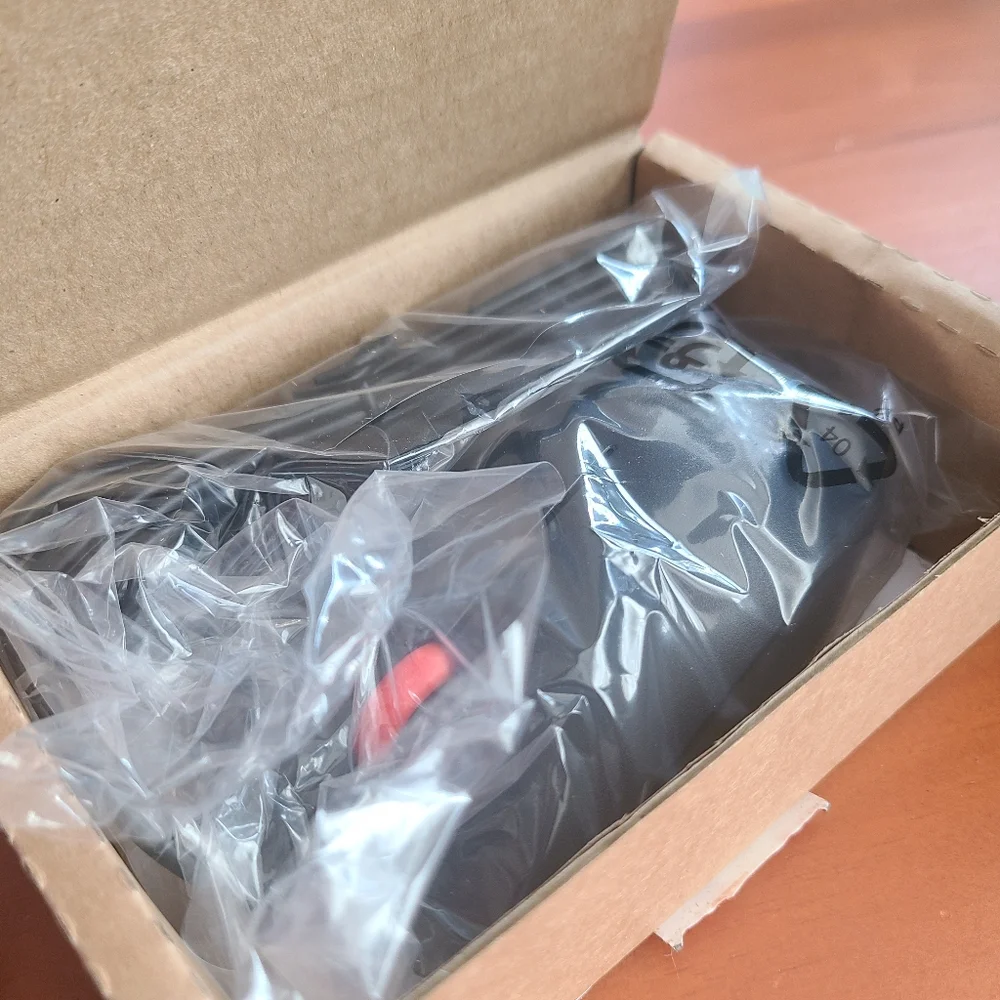 Lenovo black wired mouse